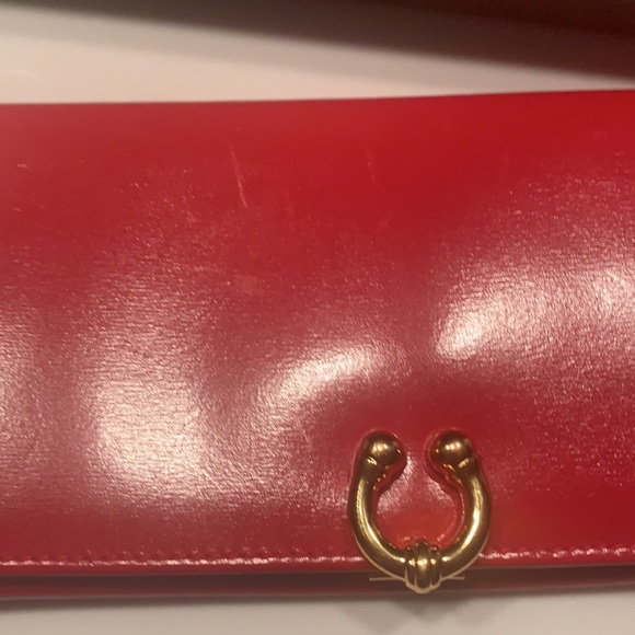 Vintage Gucci Red Wallet Mad Men - Picture 3 of 6